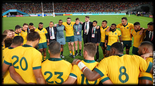 Australia v Wales Walabies post match RWC2019